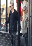 Ashlee Simpson Street Style, Winter 2014 - Shopping in Los Angeles