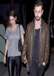 Ashley Greene Wearing Skin Tight Leather Trousers - Out in Los Angeles, February 2014