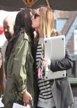 Ashley Tisdale & Shenae Grimes - Leaving Toast Bakery in Los Angeles, February 2014