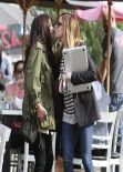 Ashley Tisdale & Shenae Grimes - Leaving Toast Bakery in Los Angeles, February 2014