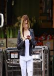 Ashley Tisdale Street Style - Grocery Shopping in Studio City - February 2014