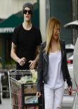 Ashley Tisdale Street Style - Grocery Shopping in Studio City - February 2014