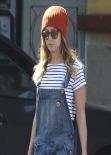 Ashley Tisdale Street Style - Leaving Rite-Aid in Studio City