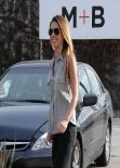 Audrina Patridge - Arriving at Andy Lecompte Hair Salon in California - January 2014
