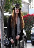 Brooke Shields Street Style - Shops at Fred Segal in West Hollywood, February 2014