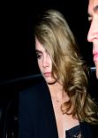 Cara Delevingne Leaving 'La Perla' Boutique Opening - London, February