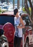 Charlize Theron at Yoga Class in Hollywood - February 2014