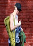 Charlize Theron at Yoga Class in Hollywood - February 2014