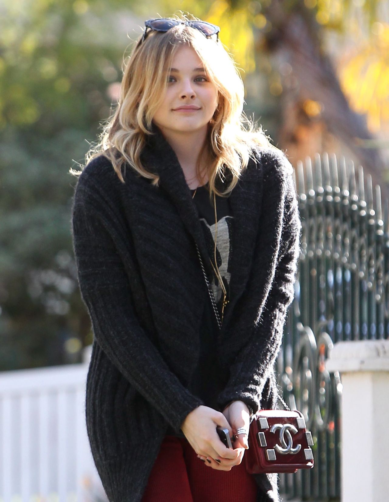 Chloe Grace Moretz Fashion - Out in New York City 4/14 