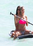 Claudia Romani Hot in Bikini - Showing off her Toned Body at a Beach in Miami - February 2014