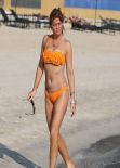 Daniella Westbrook Bikini Candids - Dubai, January 2014