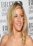 Ellie Goulding Wearing Vivienne Westwood Dress - 2014 BRIT Awards in London