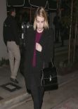 Emma Roberts Nigh Out Style - Leaves After Having Dinner at Craig