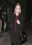 Emma Roberts Nigh Out Style - Leaves After Having Dinner at Craig