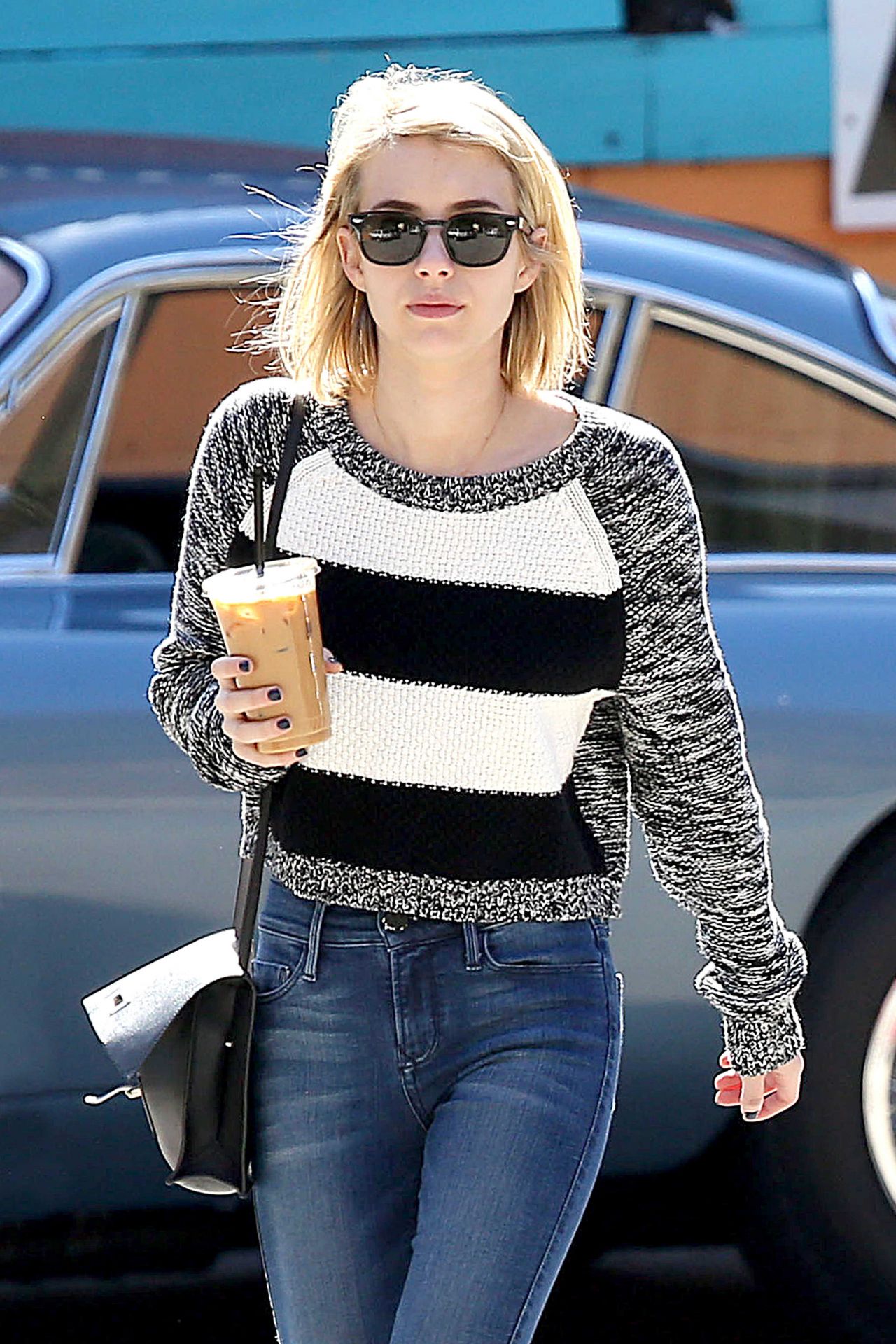 Emma Roberts Street Style - West Hollywood, February 2014 • CelebMafia