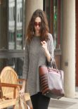 Emmy Rossum Street Style  - Grabs Lunch at Urth Caffe in Beverly Hills, Feb 2014
