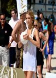Hannah Ferguson - Sports Illustrated Swimsuit Beach Volleyball Tournament in Miami - February 2014