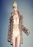 Helen Flanagan Photoshoot - Leopard Print Coat and Sexy Underwear