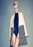 Helen Flanagan Photoshoot - Leopard Print Coat and Sexy Underwear