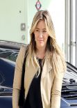 Hilary Duff in Tights - Before Gym Class in West Hollywood, Feb. 2014