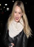Hilary Duff Night Out Style - February 2014