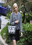 Jaime King Street Style - Out in West Hollywood, February 2014
