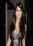 Jasmin Walia in a Revealing Dress at the Mayfair Club in London - February 2014
