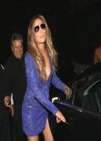 Jennifer Lopez Night Out Style - Leaves Cecconi