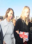 Jessica Alba - Arrives at The Nina Ricci Catwalk Show At Paris Fashion Week - February 2014