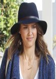 Jessica Alba - Rite-Aid & Coldwater Canyon Park in Beverly Hills - February 2014