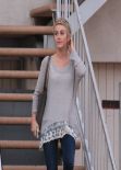 Julianne Hough Street Style - Heads to a Meeting, Los Angeles, February 2014