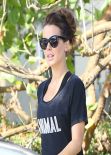 Kate Beckinsale in ANIMAL T-Shirt - Out in Los Angeles - February 2014