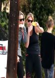 Kate Upton is Fat - Jogging (walk) With a Friend - February 2014
