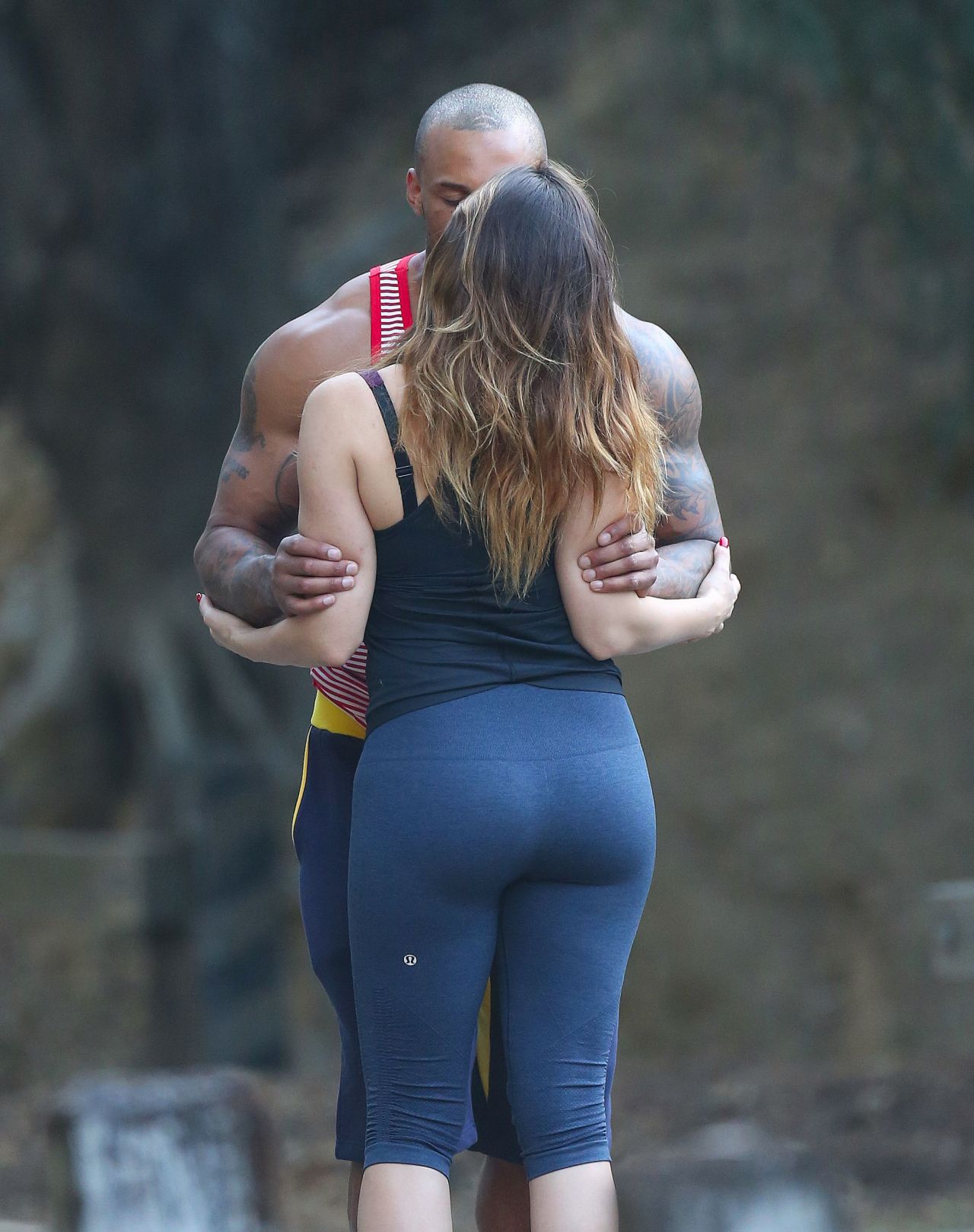 Kelly Brook Booty in Tights,  LA February 2014