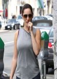 Kelly Brook Gym Style - in Tights Out in Los Angeles, February 2014