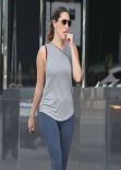 Kelly Brook Gym Style - in Tights Out in Los Angeles, February 2014