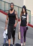 Kelly Brook Gym Style - West Hollywood, February 2014