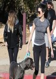 Kendall Jenner and Khloe Kardashian Hiking in Los Angeles, February 2014