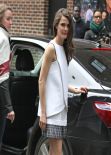 Keri Russell Shows Legs at the Late Show with David Letterman in New York City