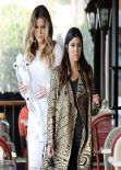 Khloe Kardashian and Kourtney Kardashian - Woodland Hills, January 2014