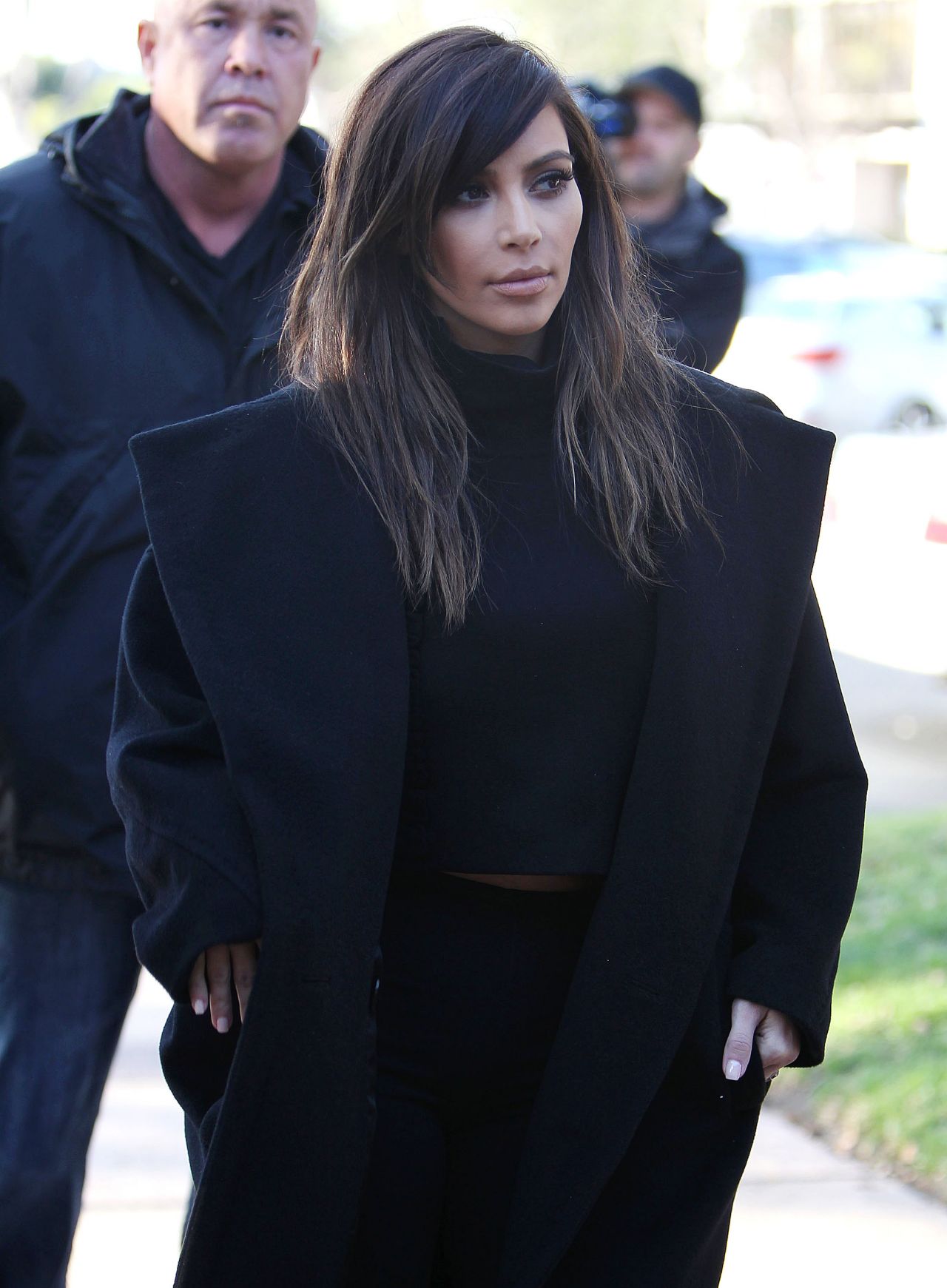 Kim Kardashian Lunch With Mom Kris Jenner At Fins Seafood Grill Westlake Village February