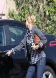 Kristen Bell in a Hurry - Out in Los Angeles, February 2014