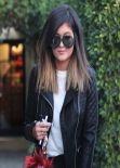 Kylie Jenner Street Style - Goes to Andy LeCompte Salon in Los Angeles - January 2014