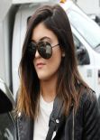 Kylie Jenner Street Style - Goes to Andy LeCompte Salon in Los Angeles - January 2014