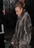 Kylie Minogue - Leaving a Studio in London, Feb. 2014