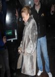 Kylie Minogue - Leaving a Studio in London, Feb. 2014