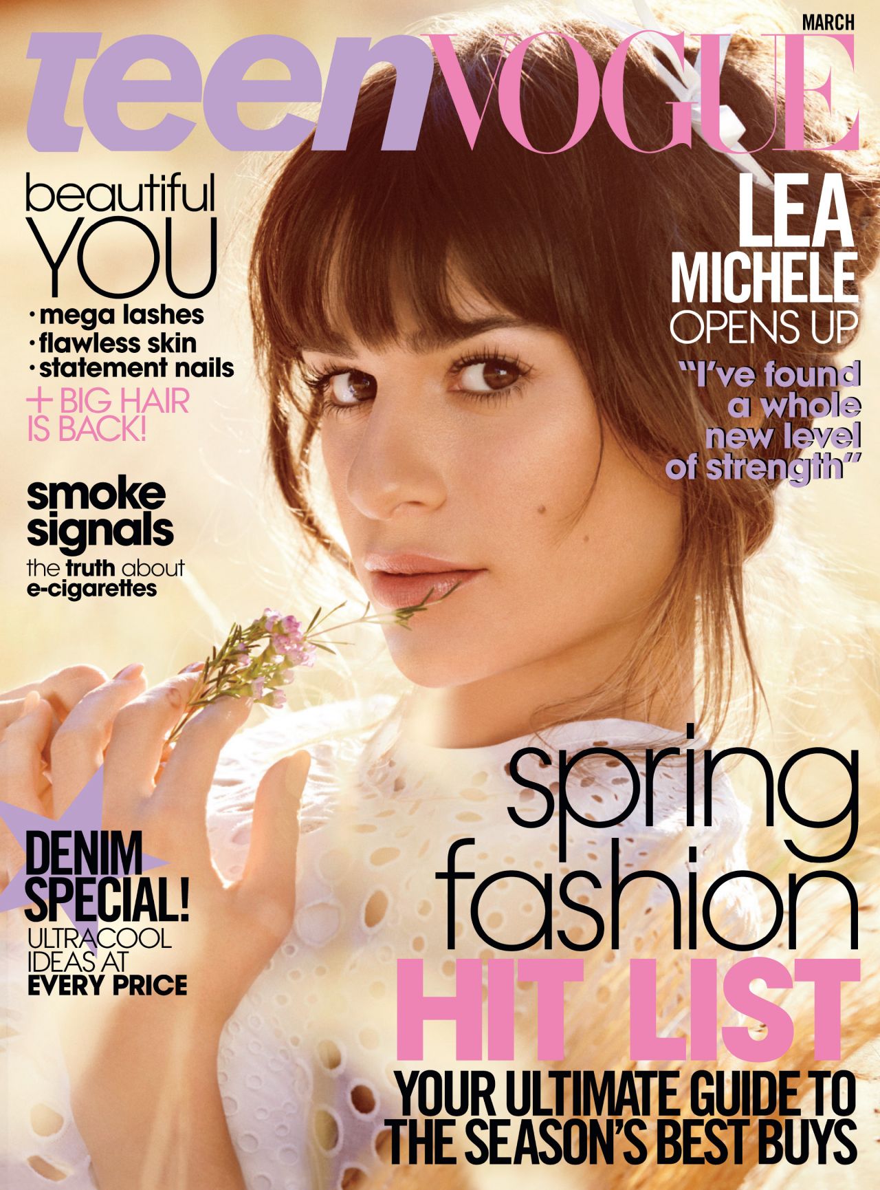 Lea Michele - TEEN VOGUE Magazine - March 2014 Cover