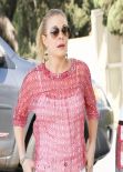 LeAnn Rimes Shows off Her Legs - in a Tiny White Shorts at a Gas Station in Los Angeles