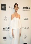 Lily Aldridge Looking Stunning in Rossie Assoulin Dress at 2014 amfAR Gala