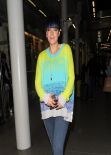 Lily Allen - at Eurostar St Pancras Station in London